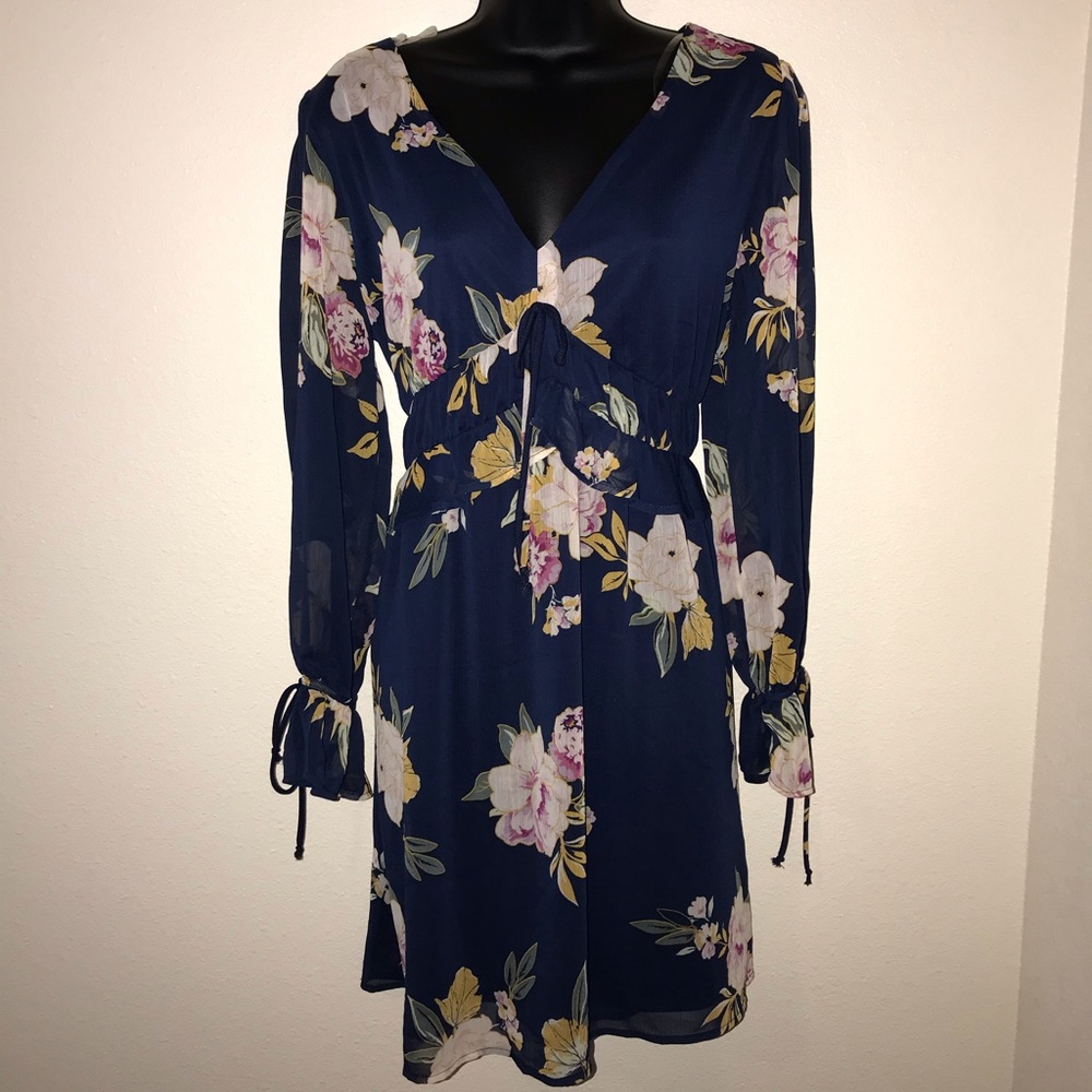 !NEW! Blue Flower Dress